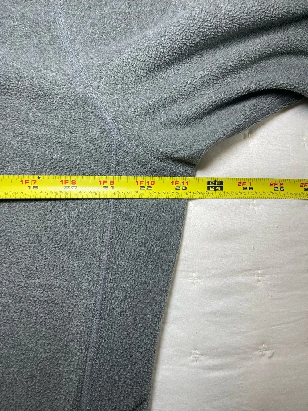 Men's The North Face Gray Quarter Zip Pullover Fleece Lightweight Size Medium